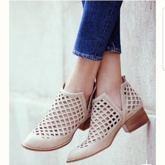 Jeffrey Campbell Shoes - Jeffrey Campbell Taggart Laser Cut Ankle Booties